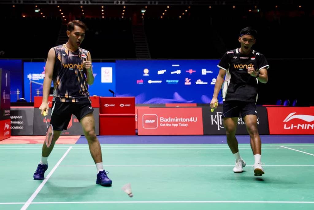 Fajar/Fikri Diteriaki Suporter Malaysia di Singapore Open 2026: Kami Makin Bersemangat! Fajar/Fikri Diteriaki Suporter Malaysia di Singapore Open 2026: Kami Makin Bersemangat!