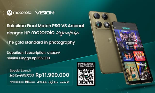Link Live Streaming PSG vs Arsenal di Final Liga Champions 2025-2026, Saksikan dengan Motorola Signature Link Live Streaming PSG vs Arsenal di Final Liga Champions 2025-2026, Saksikan dengan Motorola Signature