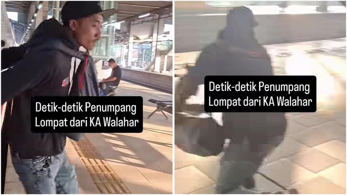 Detik-Detik Penumpang Nekat Lompat dari KA Walahar saat Masih Melaju, Berujung Petaka! Detik-Detik Penumpang Nekat Lompat dari KA Walahar saat Masih Melaju, Berujung Petaka!