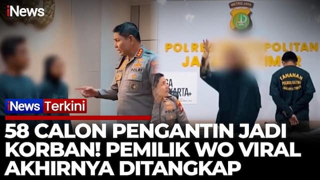 Tipu 58 Calon Pengantin hingga Rp2,6 Miliar, Pasutri Pemilik WO Marwah Jadi Tersangka Tipu 58 Calon Pengantin hingga Rp2,6 Miliar, Pasutri Pemilik WO Marwah Jadi Tersangka