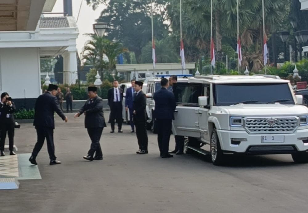 Prabowo Tiba di Kemhan jelang Persemayaman Eks Menhan Ryamizard Prabowo Tiba di Kemhan jelang Persemayaman Eks Menhan Ryamizard