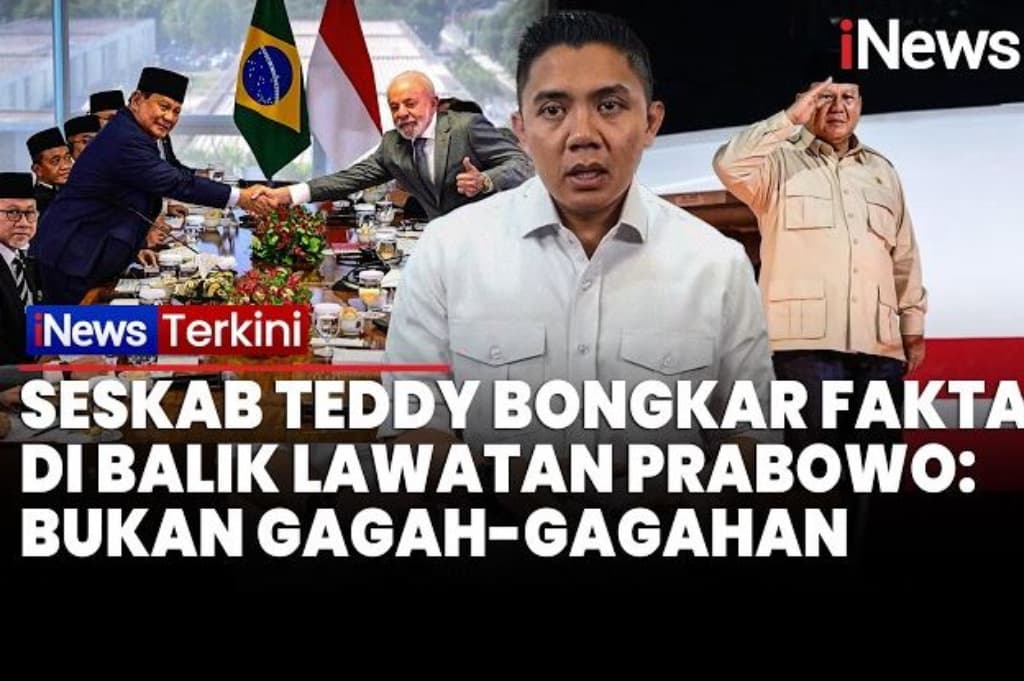 Kunjungan Luar Negeri Presiden Prabowo Bukan Gagah-gagahan, Seskab Teddy: Salah Besar Kunjungan Luar Negeri Presiden Prabowo Bukan Gagah-gagahan, Seskab Teddy: Salah Besar