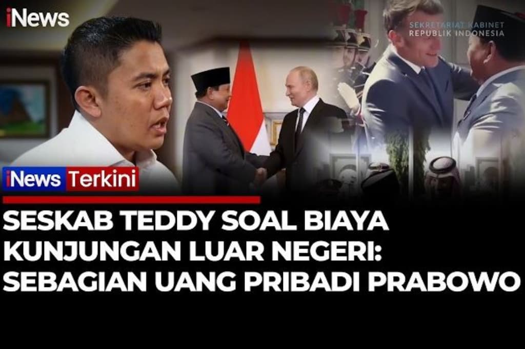 Teddy Ungkap Prabowo Tanggung Sendiri Kelebihan Biaya Kunjungan Luar Negeri Teddy Ungkap Prabowo Tanggung Sendiri Kelebihan Biaya Kunjungan Luar Negeri