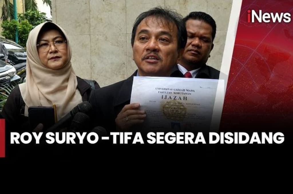 Roy Suryo dan Dokter Tifa Segera Disidang dalam Kasus Ijazah Jokowi Roy Suryo dan Dokter Tifa Segera Disidang dalam Kasus Ijazah Jokowi