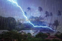 Cuaca Banten Hari Ini : Lebak Pandeglang Serang hingga Tangerang Berpotensi Hujan Petir & Angin!
