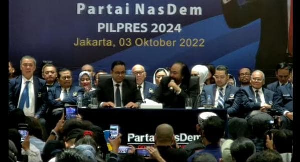 Nasdem Capreskan Anies Baswedan, Inginkan Indonesia Jadi Bangsa Bermartabat