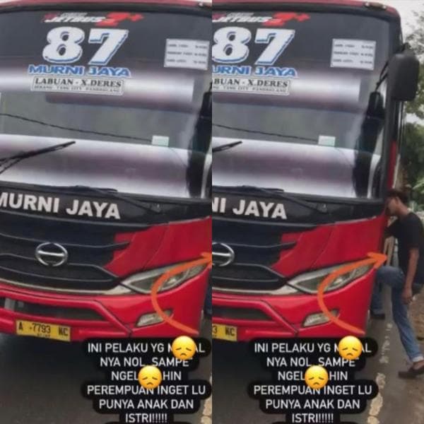 Ludahi Penumpang Hamil di Pandeglang, Kondektur dan Supir Bus Murni Dipecat Ludahi Penumpang Hamil di Pandeglang, Kondektur dan Supir Bus Murni Dipecat