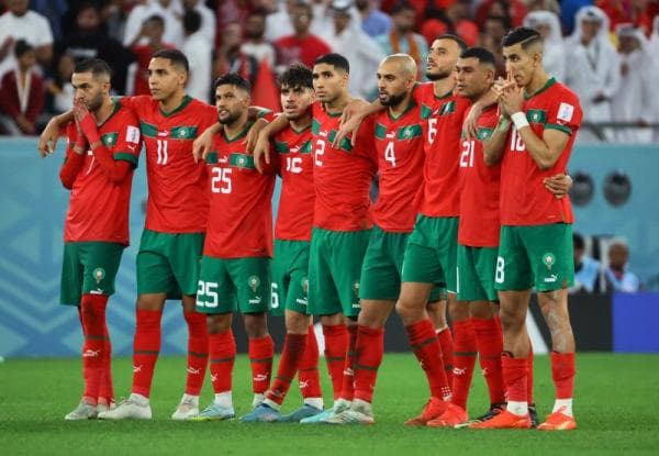 Ada Doa di Balik Kemenangan Maroko atas Spanyol, Seluruh Pemain Tertangkap Kamera Baca Ummul Quran