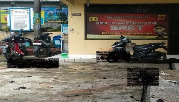 Detik-Detik Ledakan Bom Bunuh Diri di Polsek Astana Anyar Bandung, Tubuh Pelaku Hancur