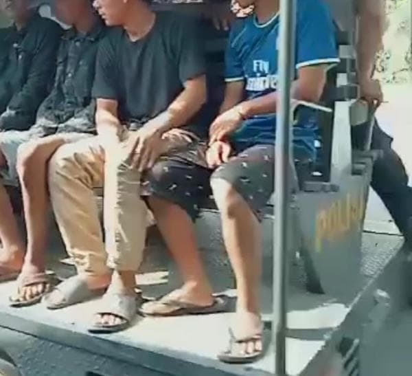 Viral Video Penangkapan 7 Pemuda di Probolinggo yang Memperkosa Remaja 15 Tahun
