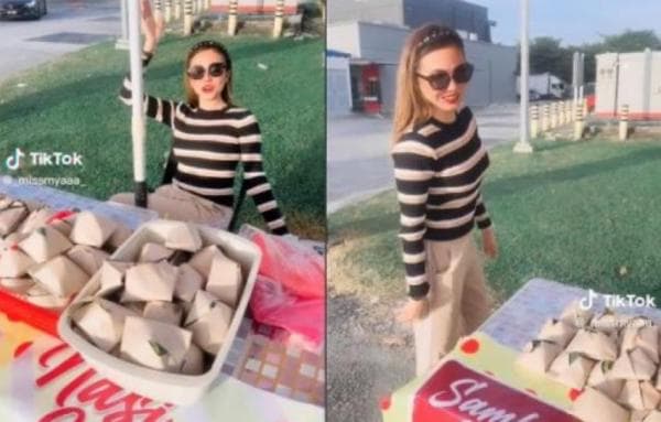 Viral Wanita Cantik Berjualan Nasi Bungkus, Silahkan Beli Viral Wanita Cantik Berjualan Nasi Bungkus, Silahkan Beli