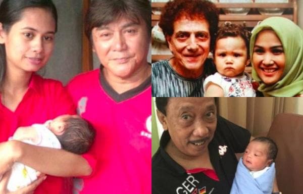 5 Artis Lawas Masih Miliki Anak Kecil Layaknya Kakek dan Cucu, Ada yang Beda Usia 70 Tahun 5 Artis Lawas Masih Miliki Anak Kecil Layaknya Kakek dan Cucu, Ada yang Beda Usia 70 Tahun