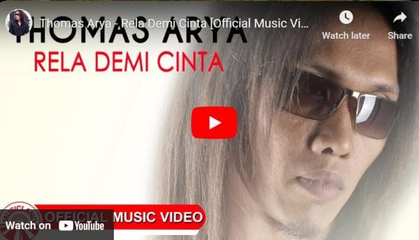 Lirik Lagu Rela Demi Cinta - Thomas Arya Lirik Lagu Rela Demi Cinta - Thomas Arya