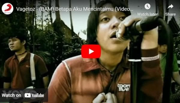 Viral pada Masanya, Ini Lirik Lagu (BAM) Betapa Aku Mencintaimu - Vagetoz Viral pada Masanya, Ini Lirik Lagu (BAM) Betapa Aku Mencintaimu - Vagetoz