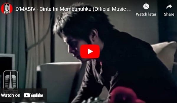 Menyayat Hati, Lirik Lagu Cinta Ini Membunuhku - d`Masiv Menyayat Hati, Lirik Lagu Cinta Ini Membunuhku - d`Masiv