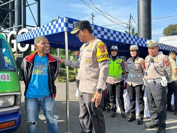 Antisipasi Kecelakaan, Polresta Bogor Kota Gelar Ramp Check di Terminal Baranangsiang