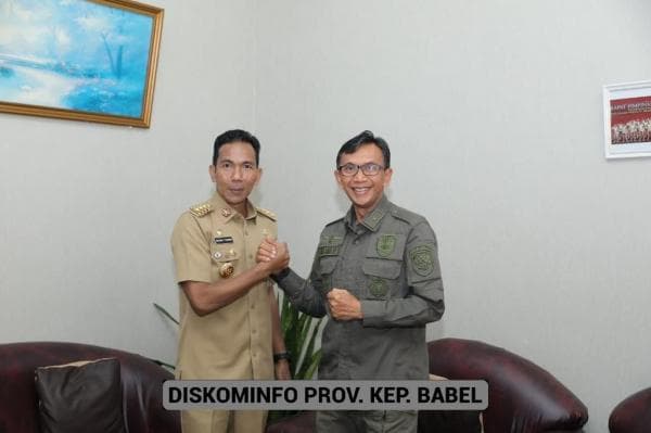 Pj Gubernur Babel dan Kabinda Sepakat Tingkatkan Pengamanan Intelijen Pj Gubernur Babel dan Kabinda Sepakat Tingkatkan Pengamanan Intelijen