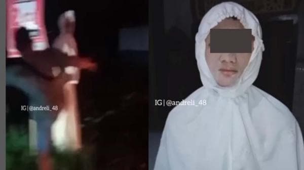 Viral Niat Prank Pocong di Waktu Sahur, Siswa SMP Jatuh Terjungkal Ditendang Warga Viral Niat Prank Pocong di Waktu Sahur, Siswa SMP Jatuh Terjungkal Ditendang Warga