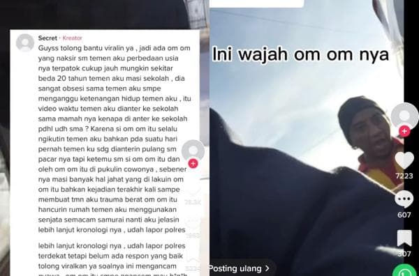 Viral Siswi SMA di Tasikmalaya Diteror Om-Om yang Menyukainya, Pacar Korban Sempat Dipukuli Pelaku Viral Siswi SMA di Tasikmalaya Diteror Om-Om yang Menyukainya, Pacar Korban Sempat Dipukuli Pelaku