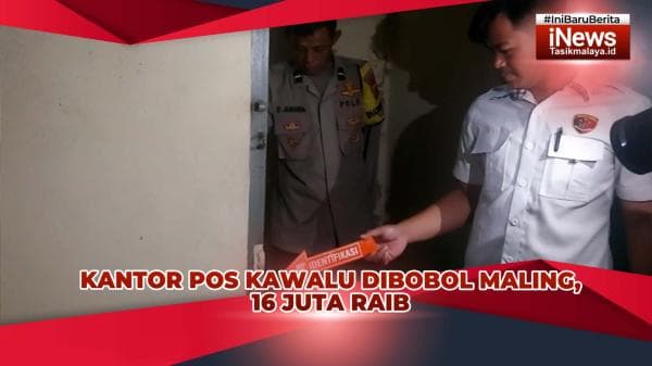 VIDEO: Kantor Pos Kawalu Kota Tasikmalaya Dibobol Maling, Brankas Berisi Uang Rp16 Juta dan Materai VIDEO: Kantor Pos Kawalu Kota Tasikmalaya Dibobol Maling, Brankas Berisi Uang Rp16 Juta dan Materai