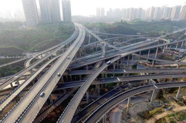 Jalan Tol Layang Paling Ribet di Dunia Ada di China, Kagum Bercampur Khawatir Jalan Tol Layang Paling Ribet di Dunia Ada di China, Kagum Bercampur Khawatir