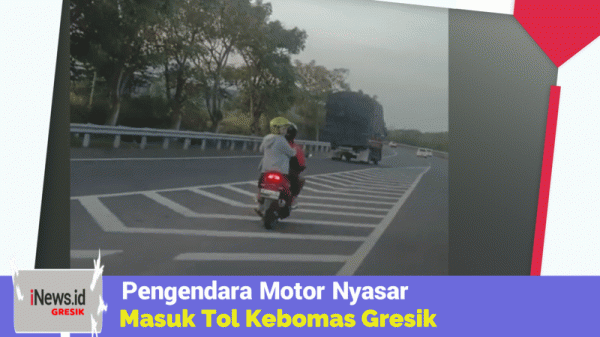 Viral! Pengendara Motor Nyasar Masuk Tol Kebomas Gresik, Ini Alasannya Viral! Pengendara Motor Nyasar Masuk Tol Kebomas Gresik, Ini Alasannya