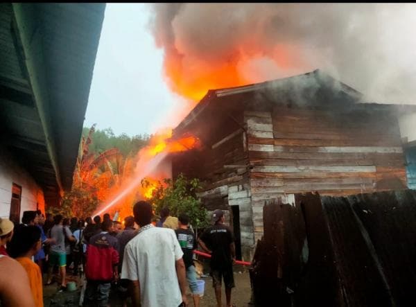 Gayo Lues Kembali Berduka, 10 Rumah Ludes Terbakar Gayo Lues Kembali Berduka, 10 Rumah Ludes Terbakar