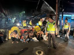 9 Orang Pelaku Aksi Tawuran di Bogor Digiring ke Mako Polresta Bogor