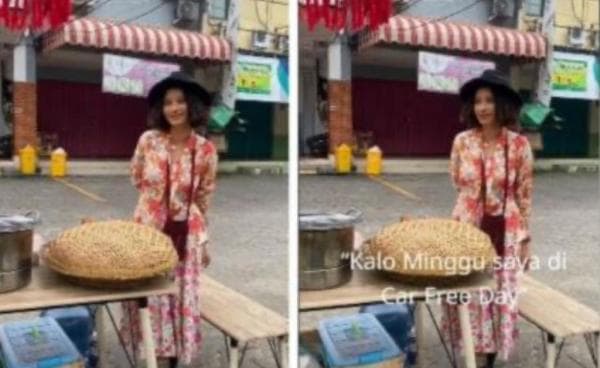 Viral Pedagang Ketupat Cantik Bergaya Fashionable, Ini Lokasi Jualannya Viral Pedagang Ketupat Cantik Bergaya Fashionable, Ini Lokasi Jualannya