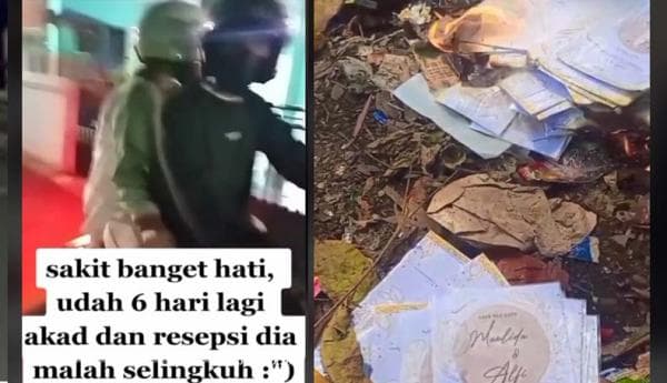 Viral 6 Hari Jelang Nikah Calon Istri Kepergok Selingkuh, Pria Ini Langsung Bakar Undangan Viral 6 Hari Jelang Nikah Calon Istri Kepergok Selingkuh, Pria Ini Langsung Bakar Undangan