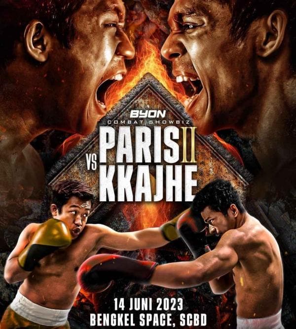 Paris Salam dari Binjai akan Rematch dengan Kkajhe di Byon Combat Showbiz Vol 1 Paris Salam dari Binjai akan Rematch dengan Kkajhe di Byon Combat Showbiz Vol 1