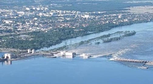 Rusia Ledakkan Bendungan Kakhovka, Ukraina Dihantui Bencana Baru Rusia Ledakkan Bendungan Kakhovka, Ukraina Dihantui Bencana Baru