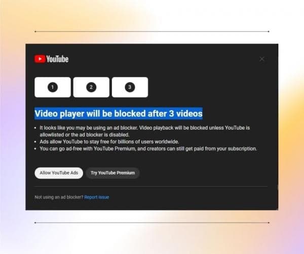 Hati-hati! YouTube Bakal Blok Pengguna Ad Blocker Hati-hati! YouTube Bakal Blok Pengguna Ad Blocker