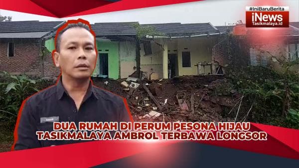 VIDEO: 2 Rumah di Perum Pesona Hijau Manonjaya Tasikmalaya Ambrol Tergerus Tanah Longsor VIDEO: 2 Rumah di Perum Pesona Hijau Manonjaya Tasikmalaya Ambrol Tergerus Tanah Longsor