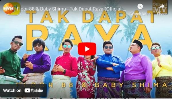 Lirik Lagu Tak Dapat Raya - Baby Shima Ft Floor 88 Lirik Lagu Tak Dapat Raya - Baby Shima Ft Floor 88