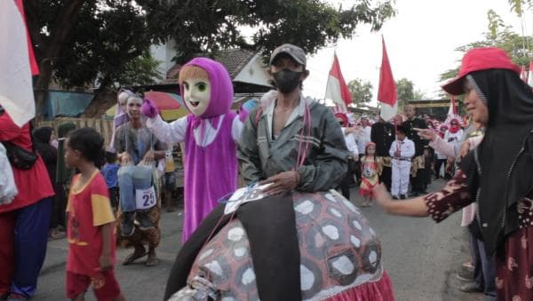Rayakan Hari Kemerdekaan, PemDes Sentong Krejengan Gelar Karnaval Rayakan Hari Kemerdekaan, PemDes Sentong Krejengan Gelar Karnaval