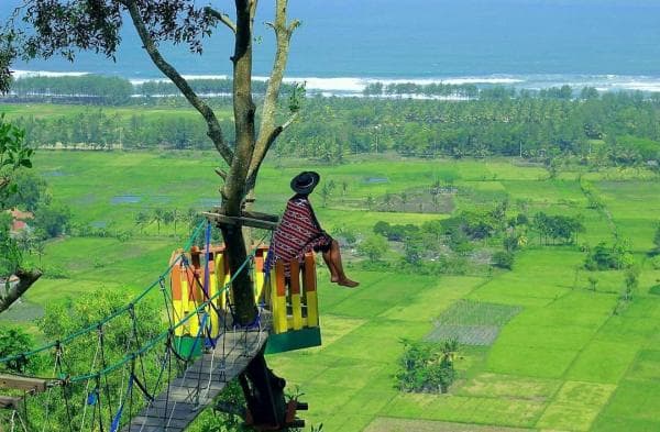 Menikmati Panorama Alam dari Gunung Selok, Lokasi Wisata Religi di Pesisir Cilacap Menikmati Panorama Alam dari Gunung Selok, Lokasi Wisata Religi di Pesisir Cilacap