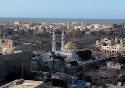 Masjid di Libya Berdiri Kokoh Dikelilingi Puing-Puing usai Dihantam Banjir Dahsyat