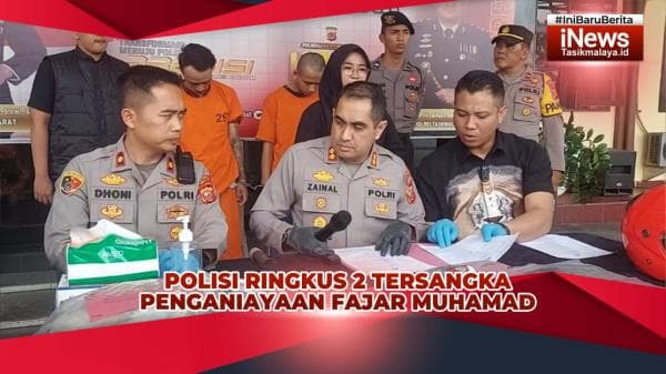 VIDEO: Polisi Ringkus 2 Tersangka Penganiayaan Pemuda di Tasikmalaya yang Mengakibatkan Korban Tewas VIDEO: Polisi Ringkus 2 Tersangka Penganiayaan Pemuda di Tasikmalaya yang Mengakibatkan Korban Tewas