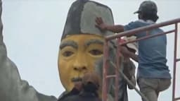 Pembangunan Patung Soekarno Senilai Rp500 Juta, tapi Wajah Tidak Mirip Bung Karno
