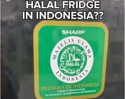Viral! Ada Label Halal, Artis Asing Ini Takjub Dengan Kulkas di Indonesia