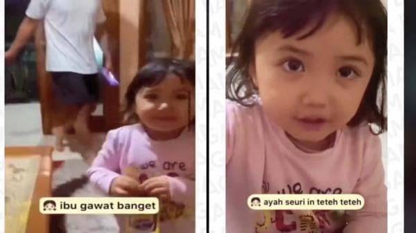 Viral Aksi Lucu Anak Kecil Ngadu ke Ibunya soal Ayah Senyumin Cewek Lain: Suruh Bobo di Teras! Viral Aksi Lucu Anak Kecil Ngadu ke Ibunya soal Ayah Senyumin Cewek Lain: Suruh Bobo di Teras!
