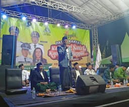 Kades Kramatjegu Pamit Undur Diri di Festival Pasar Rakyat Kampoeng Santri