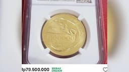 Uang Koin Kuno Gambar Komodo Tahun 1974 Harganya Nyaris Rp80 Juta