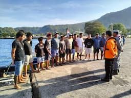 Patah Kemudi, 15 Awak Kapal KM Nafila Selamat Setelah Operasi SAR di Perairan Sitaro
