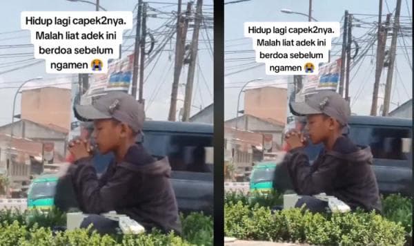Viral Bocah Berdoa Sebelum Ngamen di Jalanan, Langsung Dikabul Dapat Uang dari Pengendara Mobil Viral Bocah Berdoa Sebelum Ngamen di Jalanan, Langsung Dikabul Dapat Uang dari Pengendara Mobil