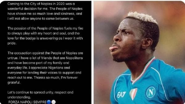 Victor Osimhen Akhirnya Buka Suara Terkait Rumor Keretakan dengan Napoli Victor Osimhen Akhirnya Buka Suara Terkait Rumor Keretakan dengan Napoli