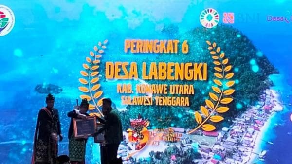 Bupati Konawe Utara Ruksamin Bawa Desa Labengki Raih Peringkat 6 Terbaik Desa Wisata Nusantara 2023