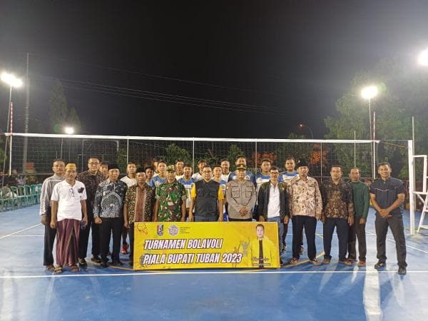 Peresmian Lapangan di Singgahan, Gelar Turnamen Bola Voli Piala Bupati Tuban 2023 Peresmian Lapangan di Singgahan, Gelar Turnamen Bola Voli Piala Bupati Tuban 2023