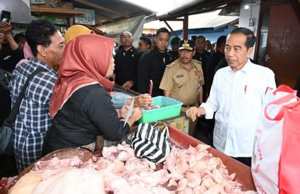 Pantau Harga Sembako di Magelang, Jokowi: Saya Hampir Dua Minggu Enggak Pernah Masuk Pasar